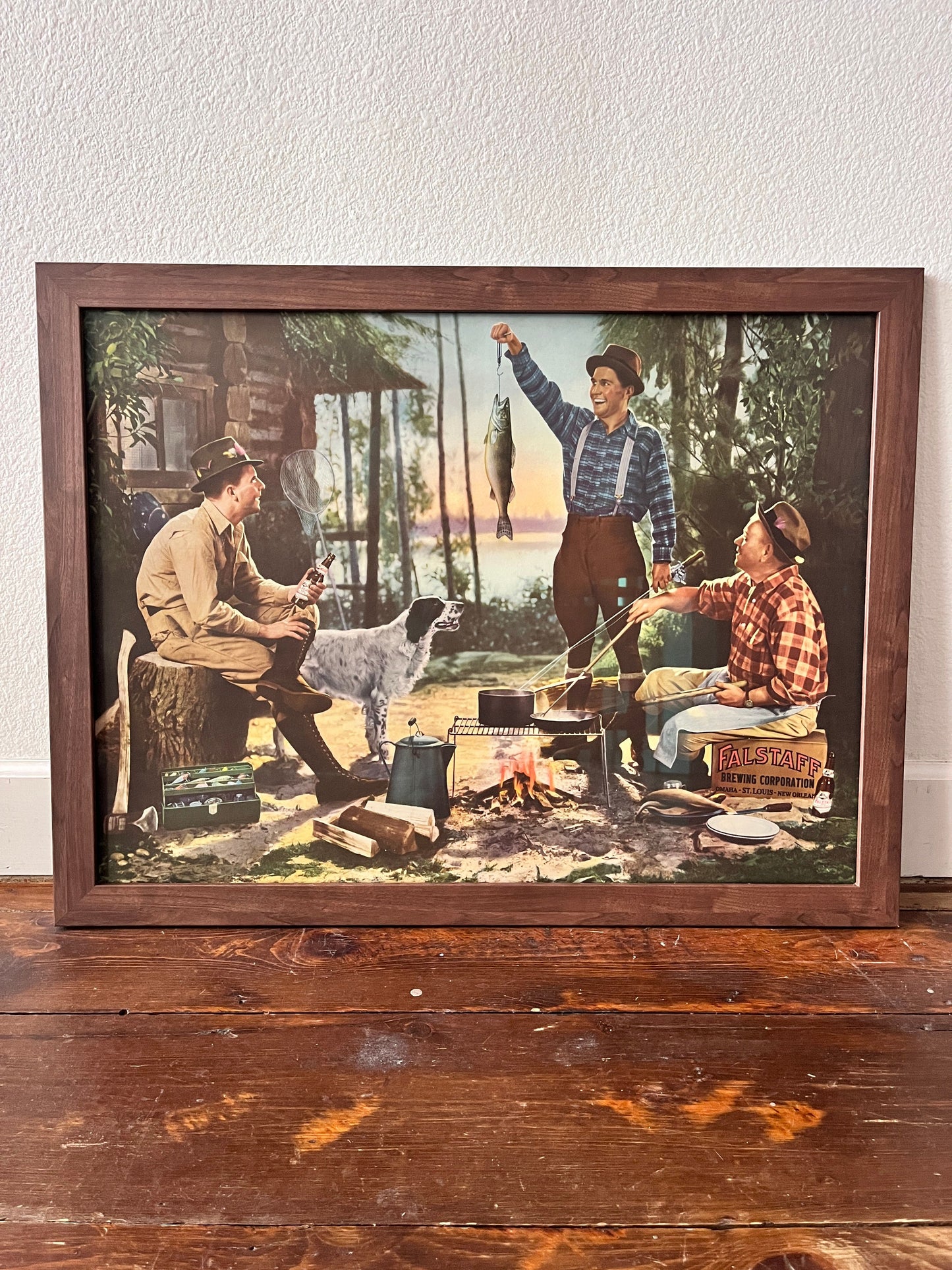 Early Falstaff Beer Campfire Advertisment