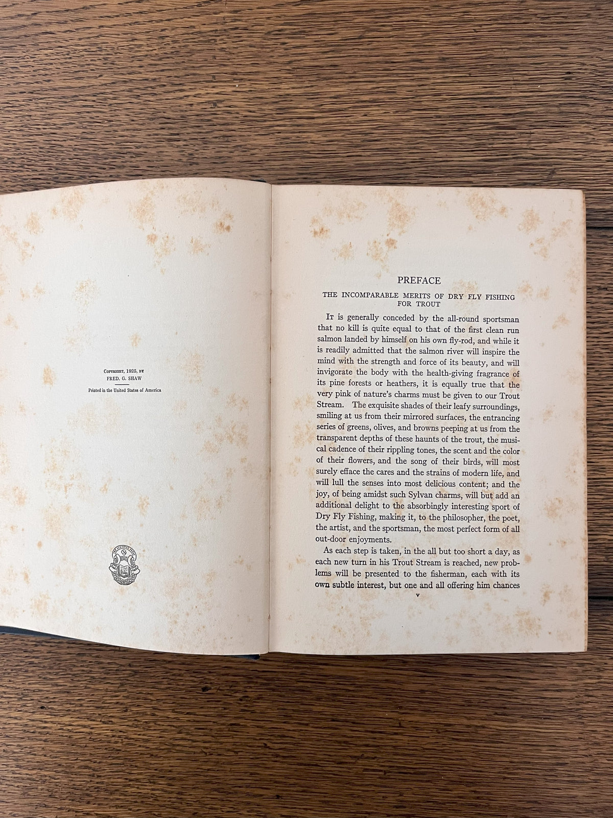 The Science of Fly Fishing for Trout by Fred G Shaw, F.G.S