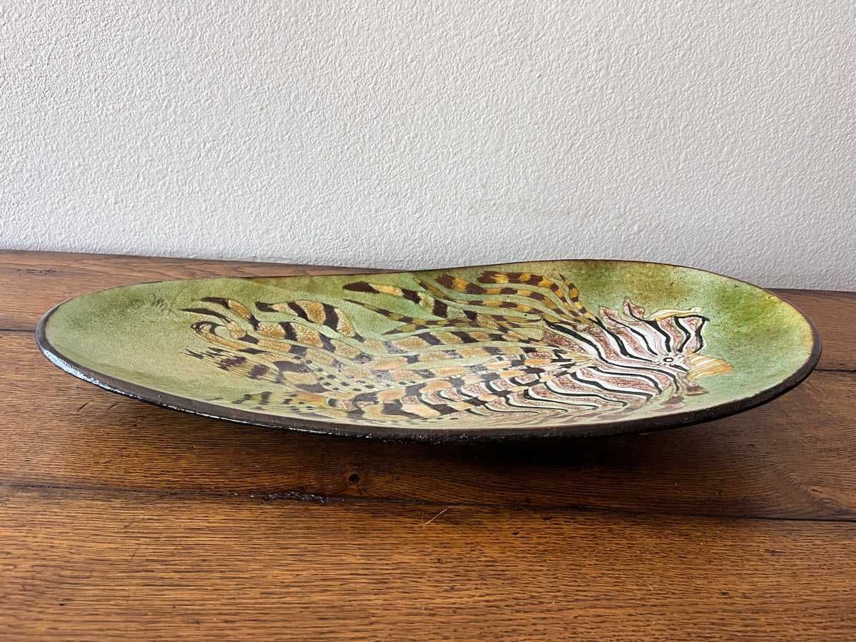 Mid-Century Modern Lionfish Platter