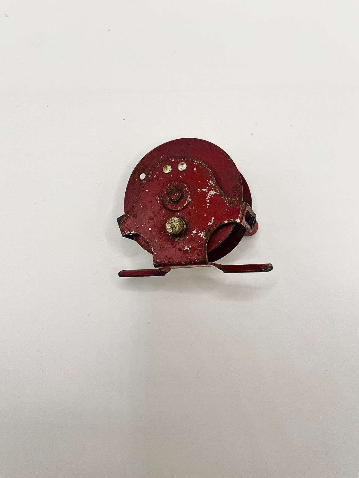 Set of 3 Vintage Reels -- Red, Blue, and Black