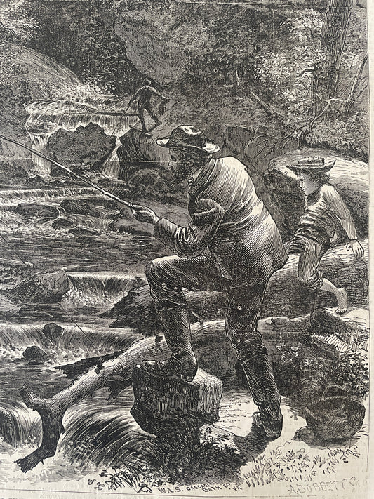 Trout Fishing in the Mountains of Virginia by W L Sheppard