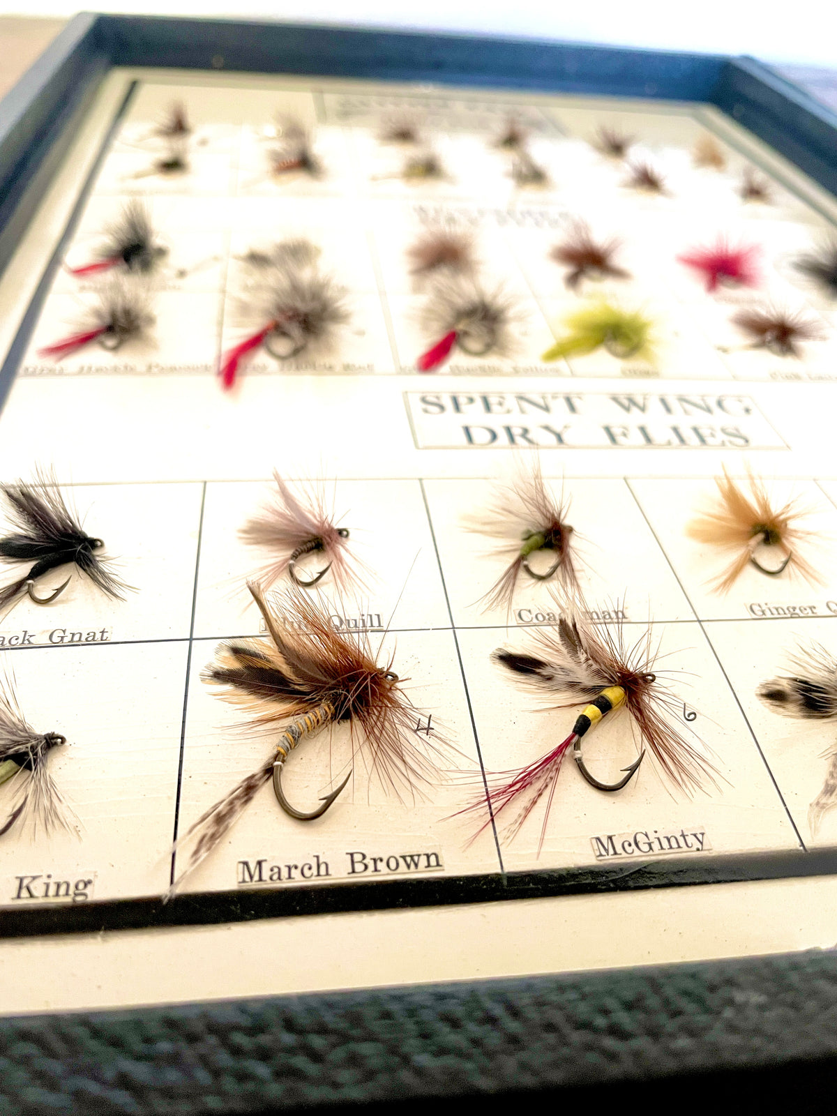 Glitter Trail Trout Flies (In Frame)