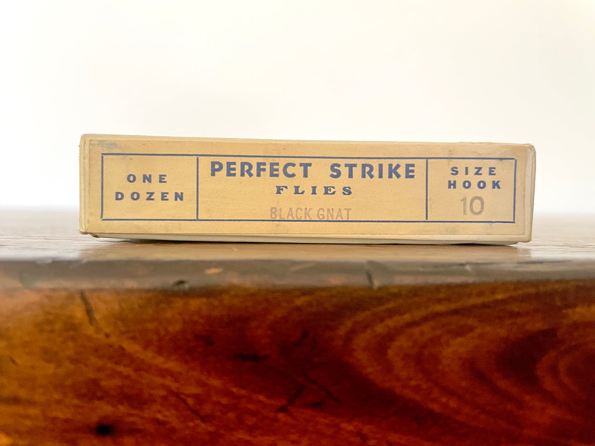 Wright & McGill Perfect Strike Trout Flies - Black Gnat (Size 10, 12ct)