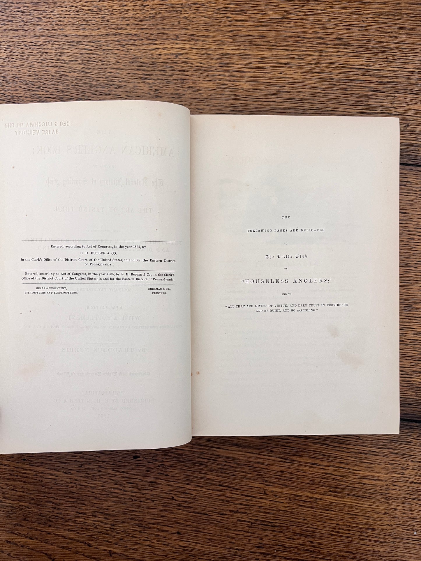 American Angler's Book by Thaddeus Norris