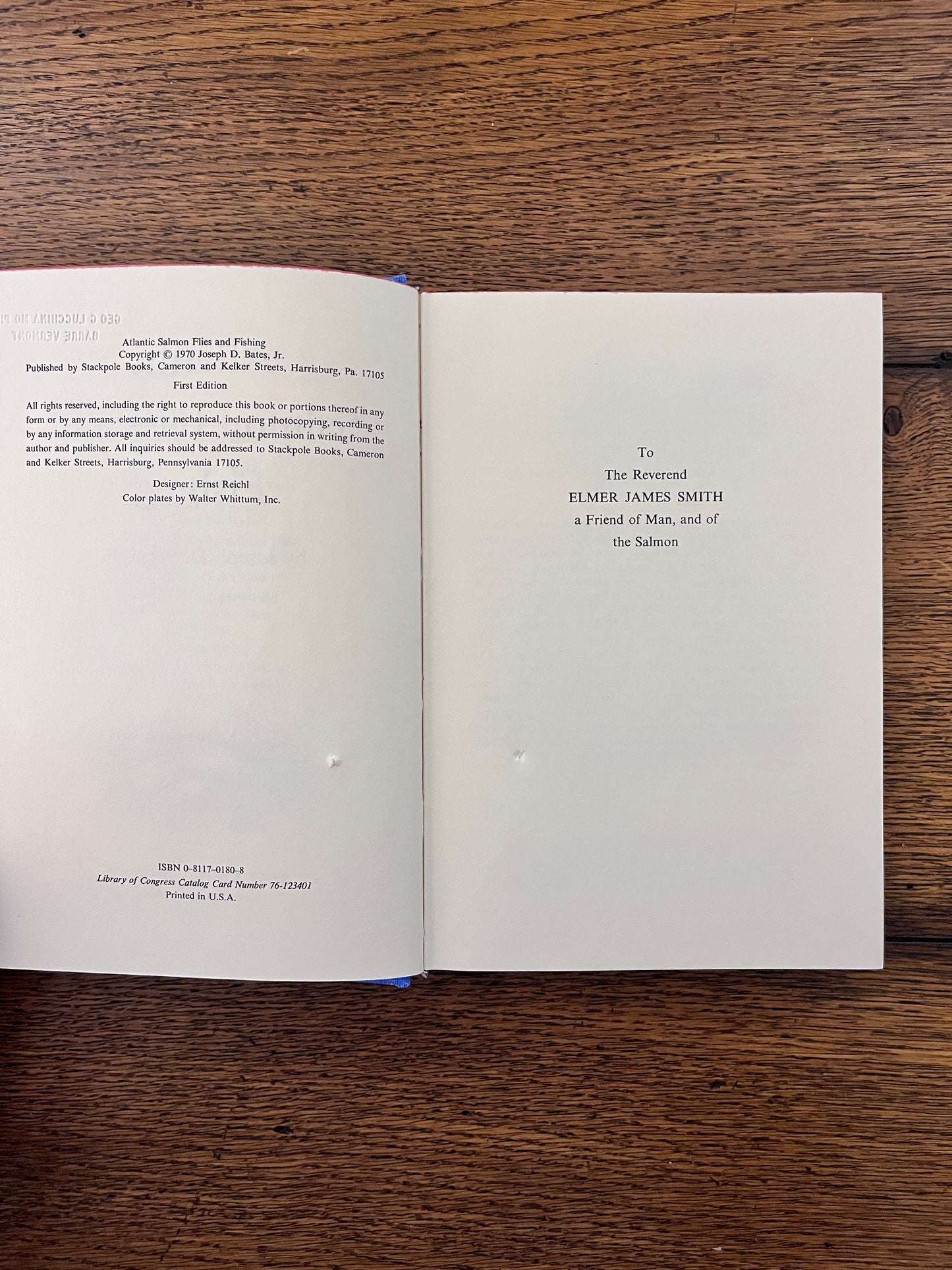 Atlantic Salmon Flies and Fishing by Joseph D. Bates, Jr. SIGNED