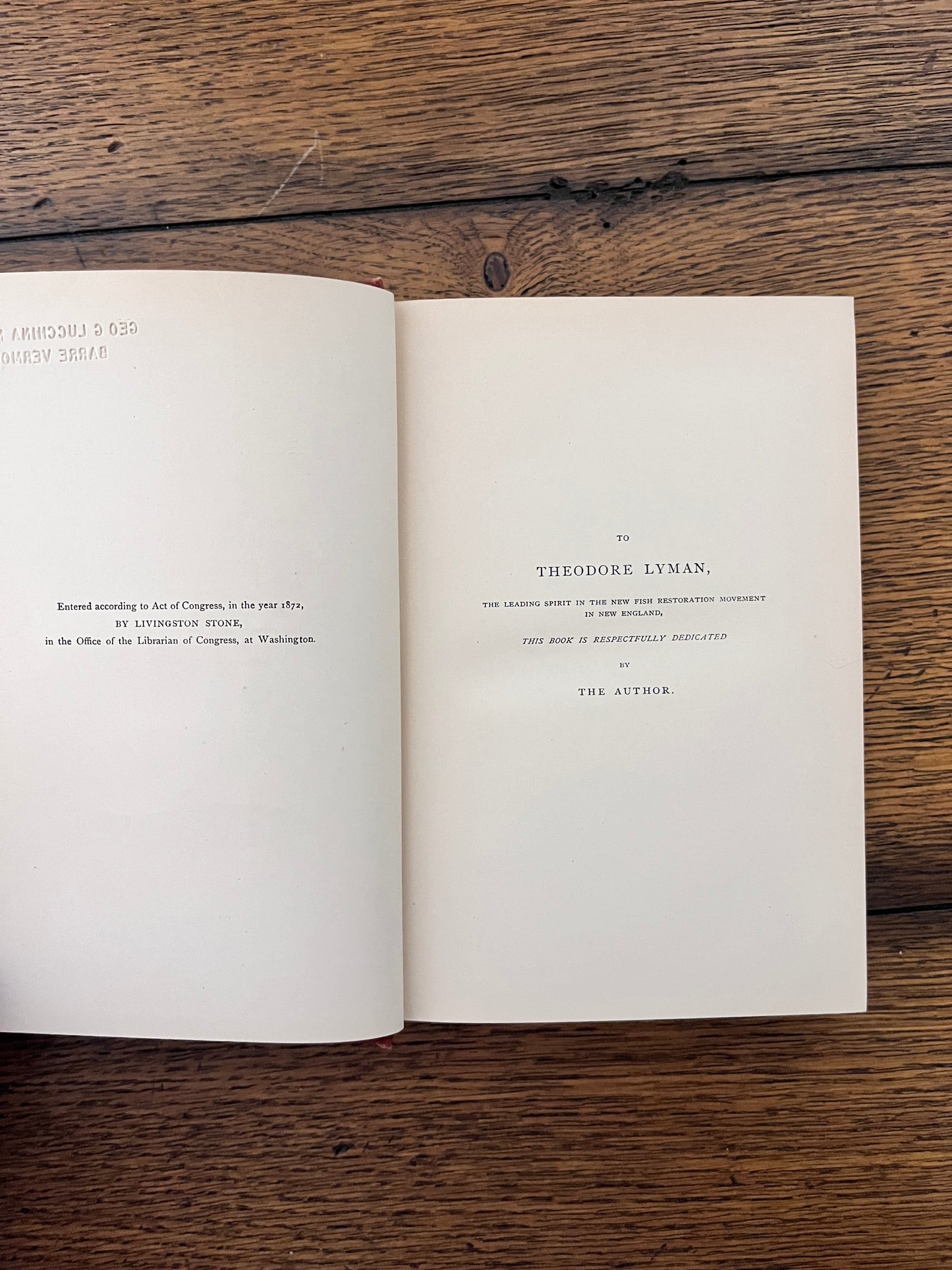 Domesticated Trout by Livingston Stone