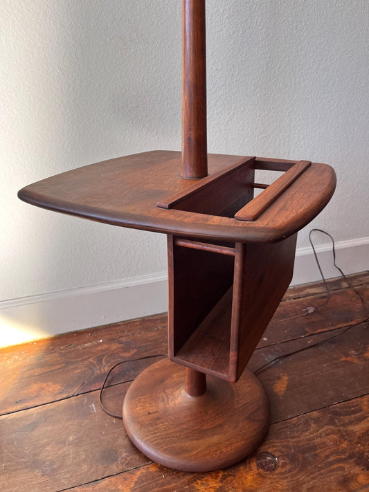 Wooden Laurel Lamp Table