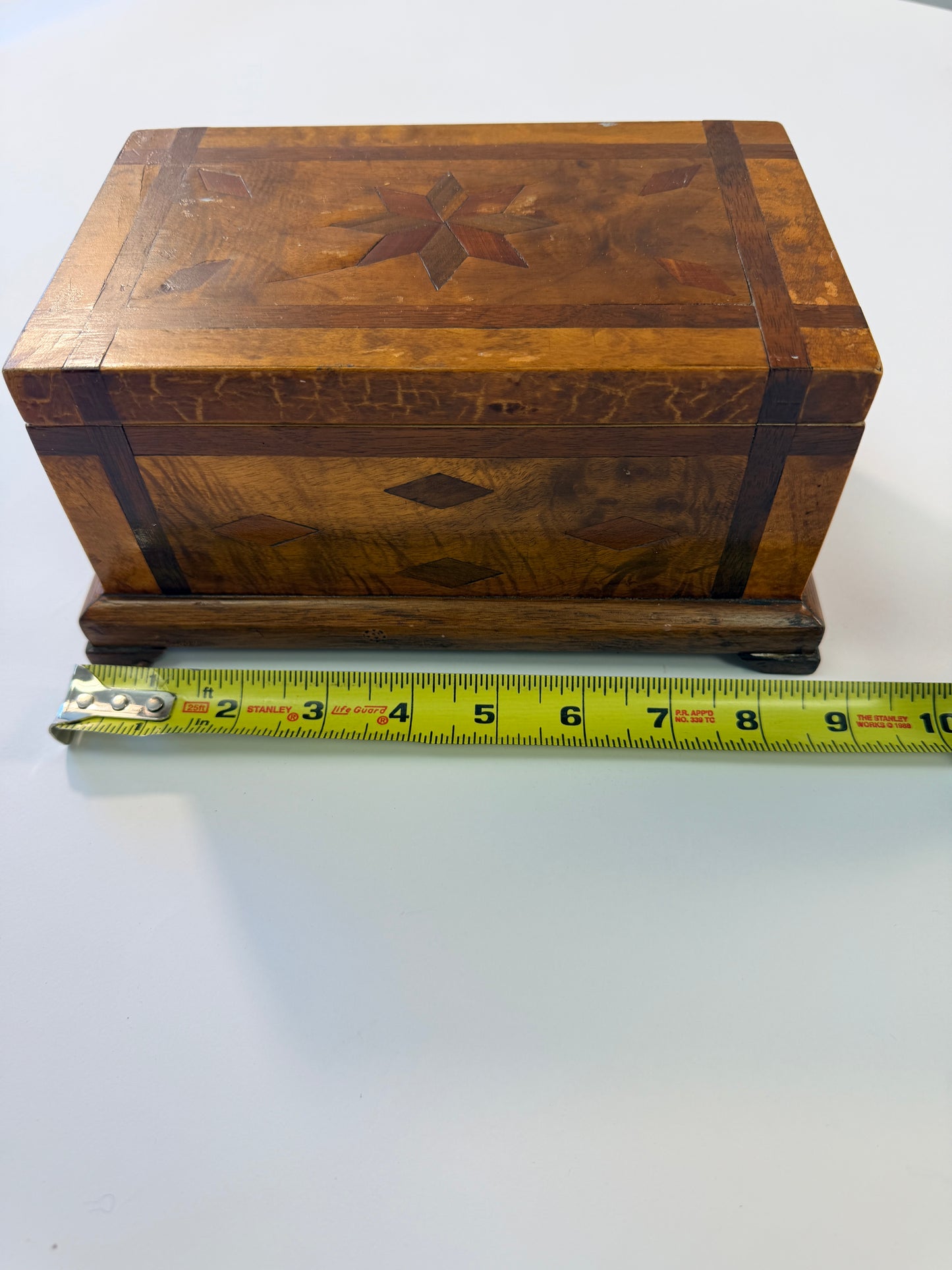 Georgian Tea Caddy with Geometric Star