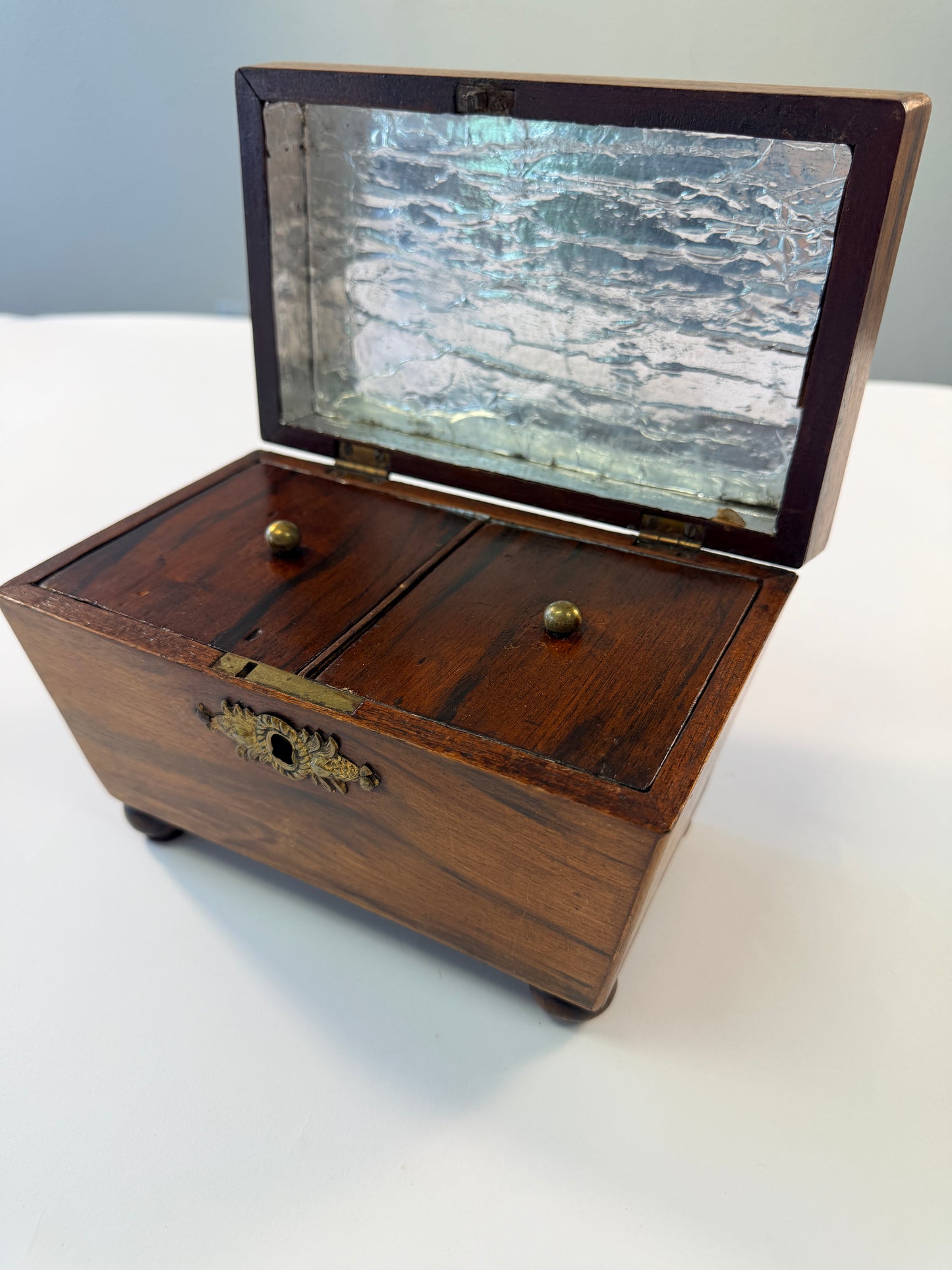 Georgian Rosewood Tea Caddy