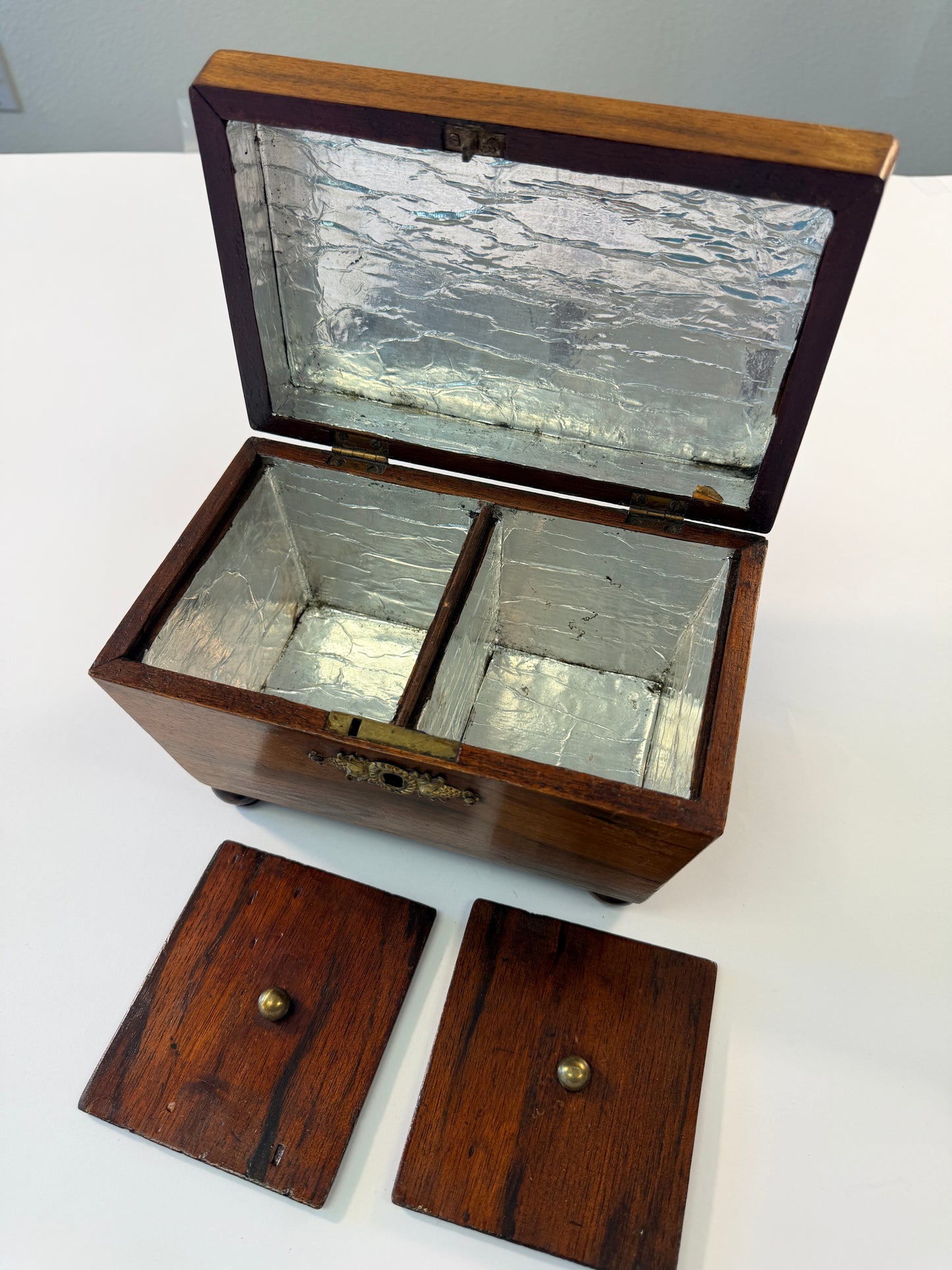 Georgian Rosewood Tea Caddy