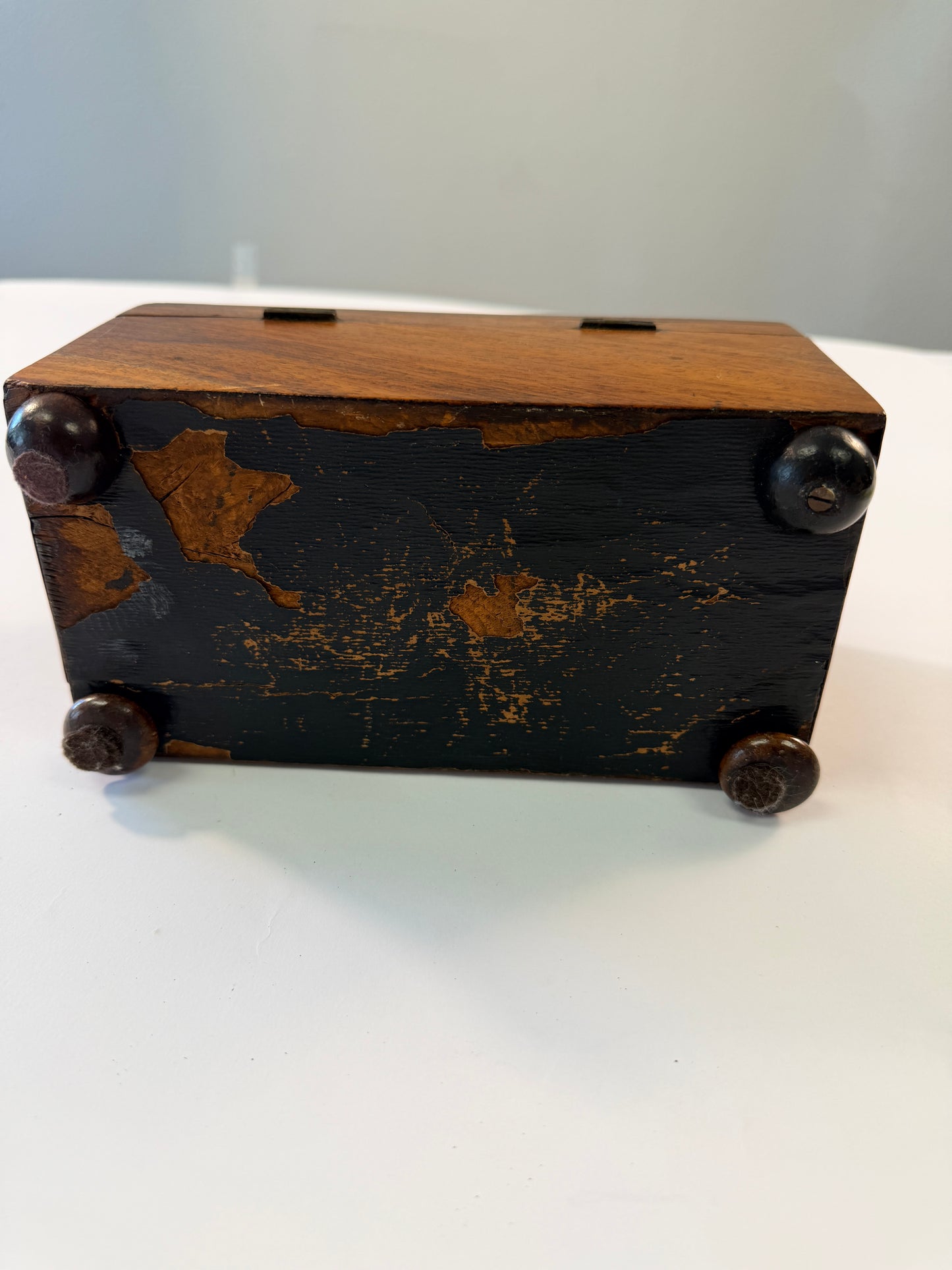 19th Century Rosewood and Mother of Pearl Tea Caddy