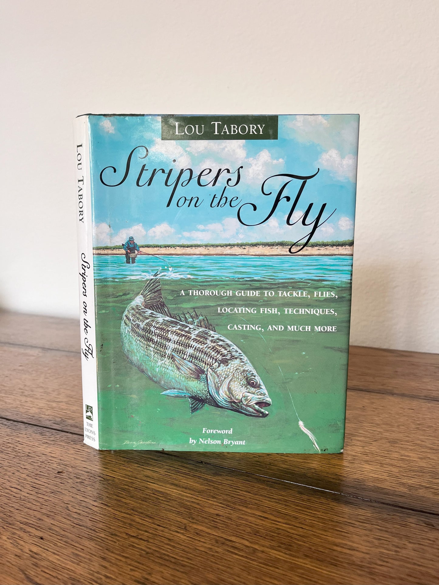 Stripers on the Fly by Lou Tabory SIGNED