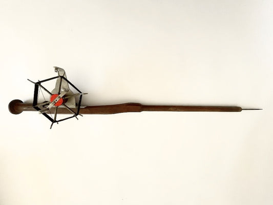 Marc Reel + Wooden Rod with Nail Head
