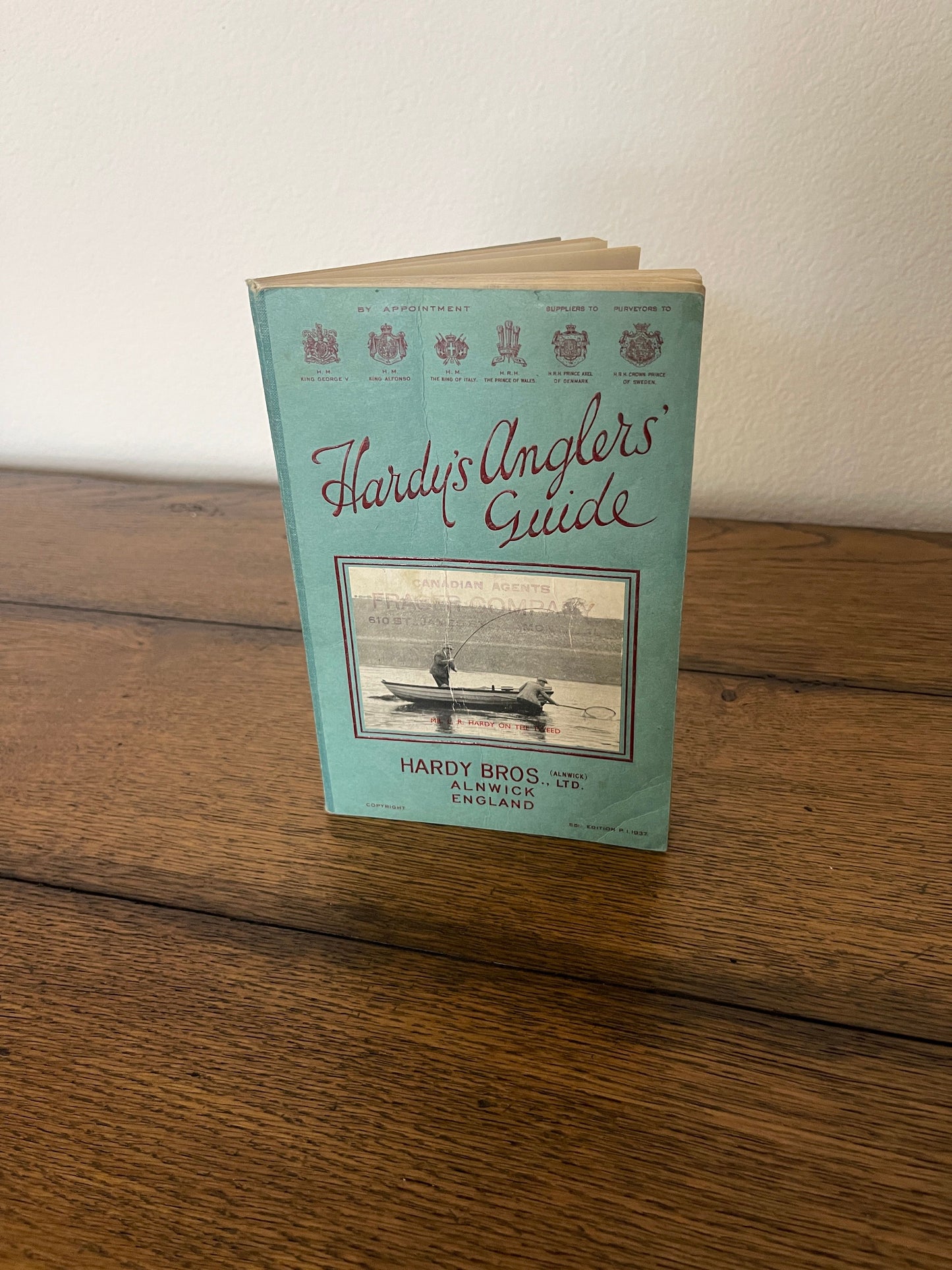 Hardy's Anglers' Guide 55th Edition P.I. 1937
