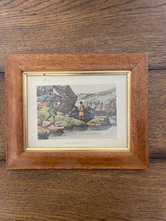 Salmon Fishing by Henry Thomas Alken PRINT