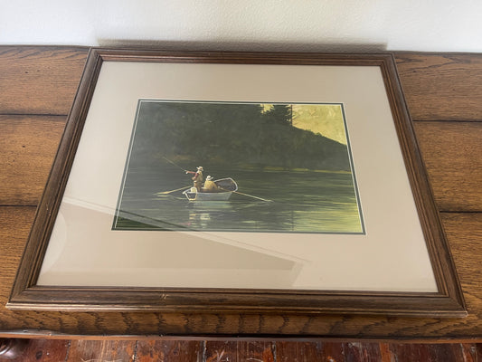 G Russell Case Watercolor Painting