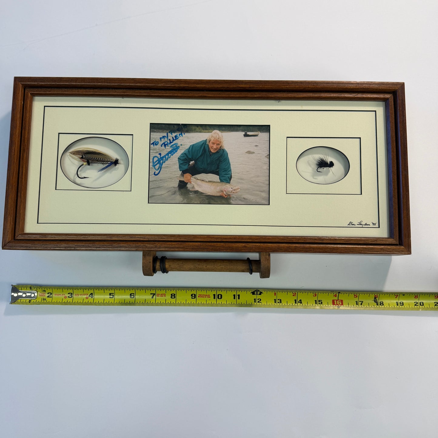 Ari'T Hart Framed Photo and Autograph with Flies by Don Leyden