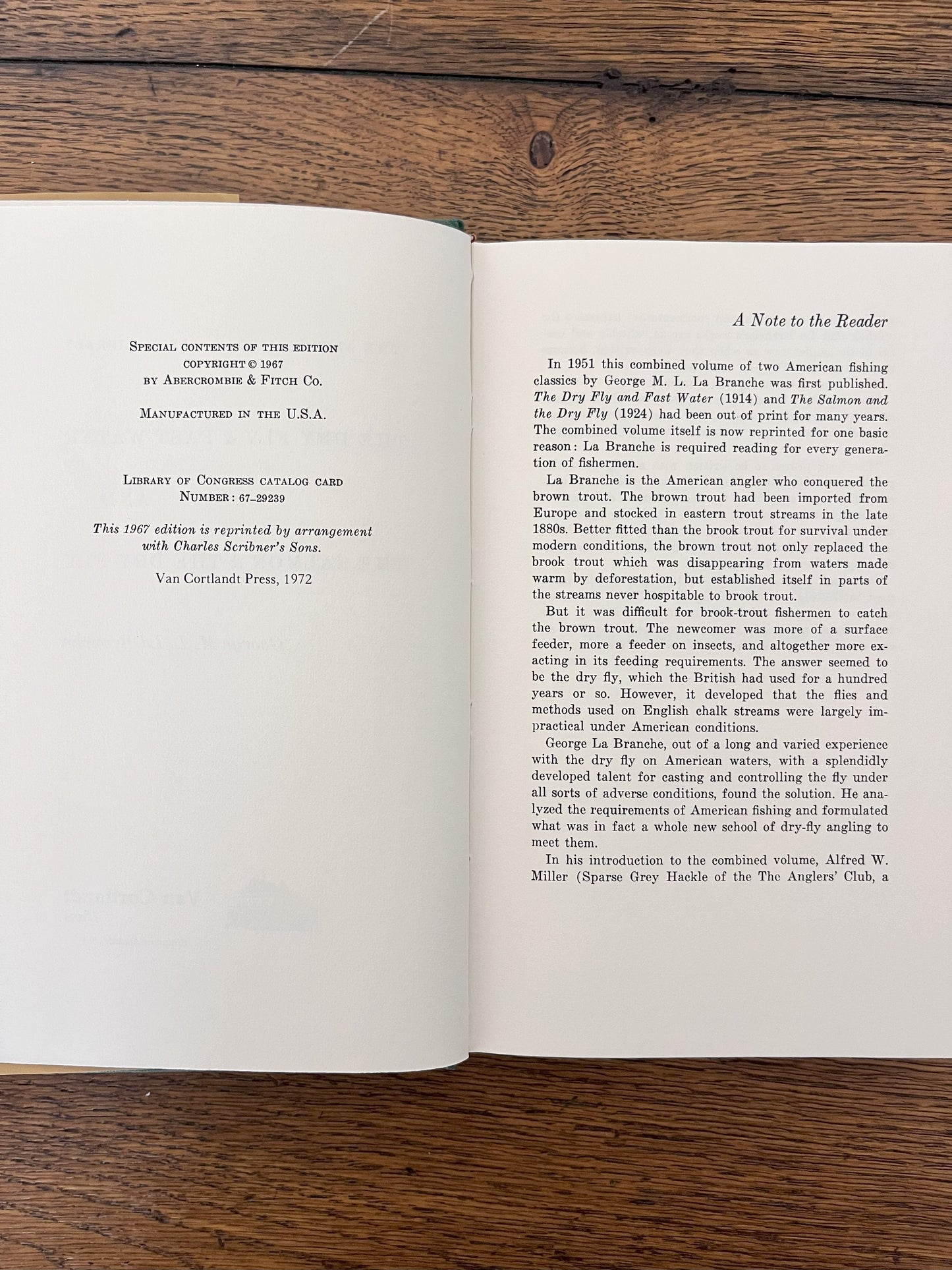 The Dry Fly & Fast Water AND The Salmon & The Dry Fly by George M.L. La Branche