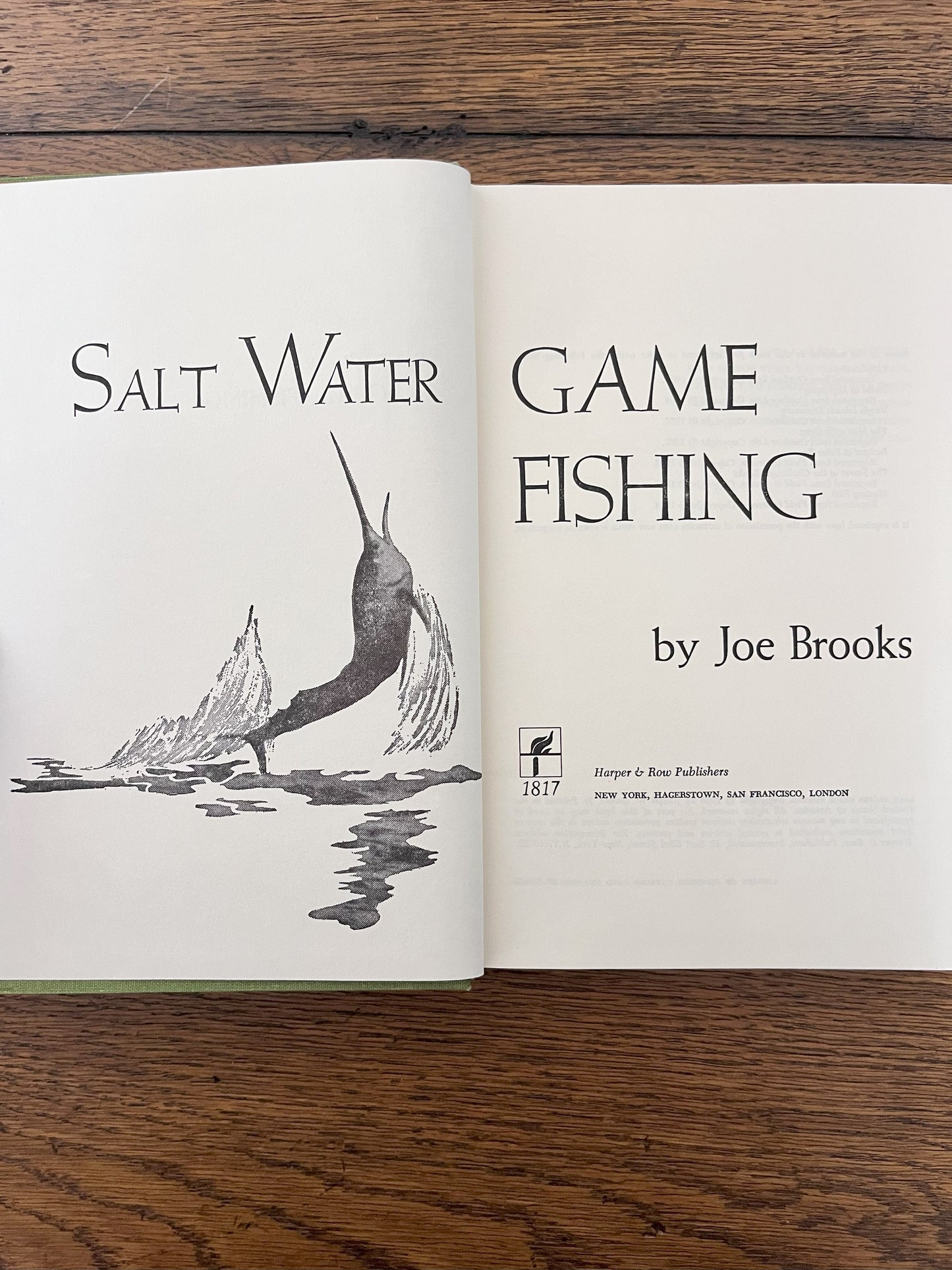 Salt Water Game Fishing by Joe Brooks