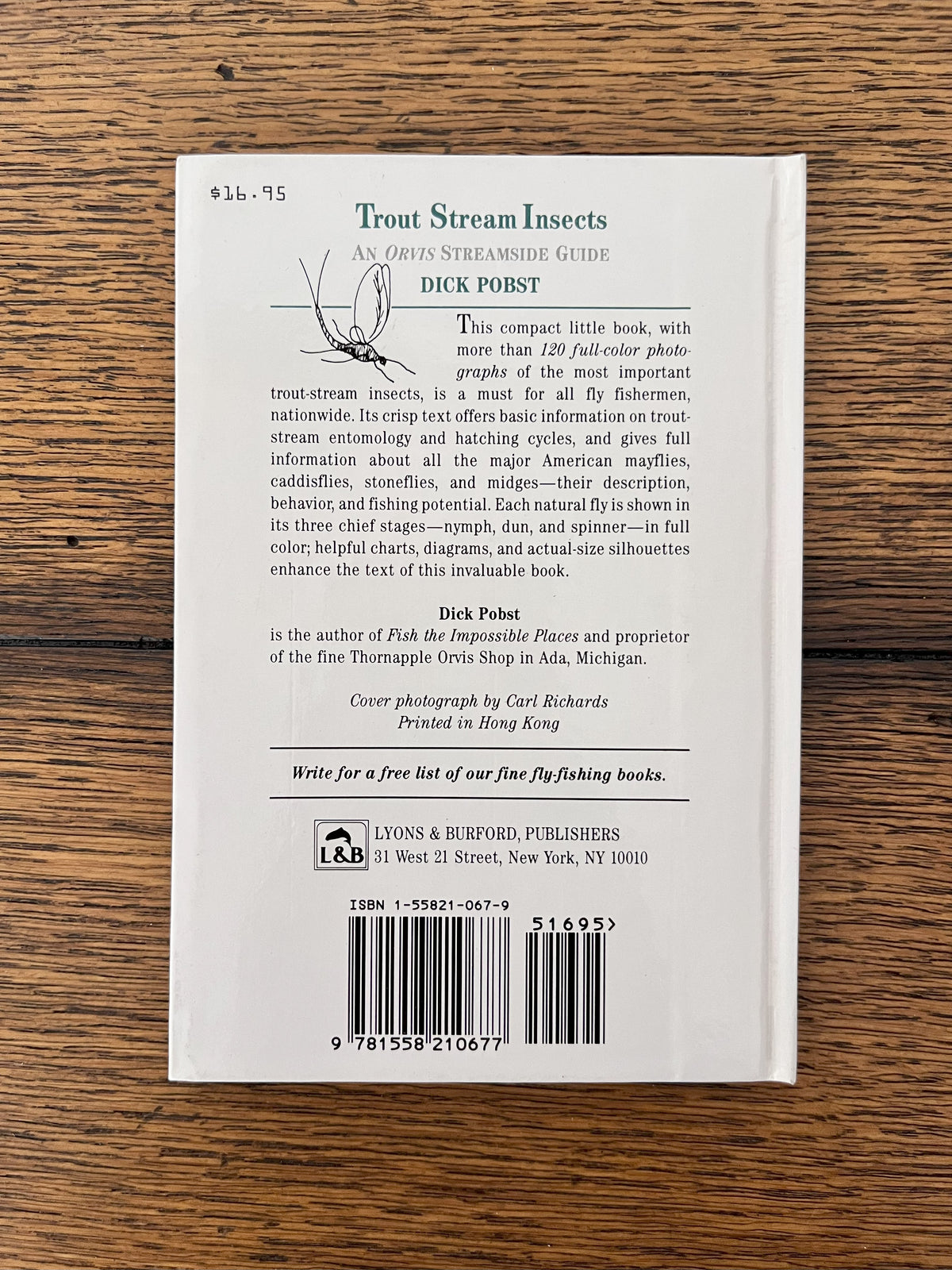 Trout Stream Insects - An Orvis Streamside Guide by Dick Pobst