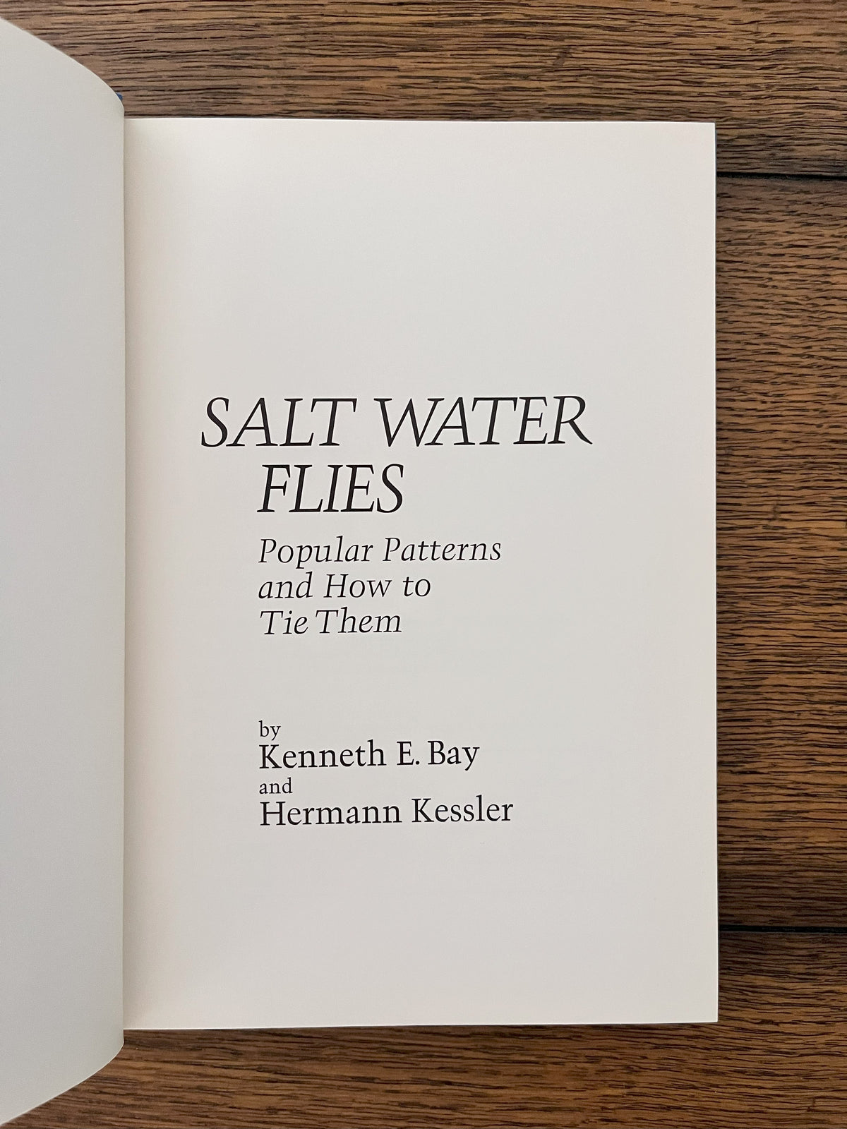 Saltwater Flies by Kenneth E. Bay