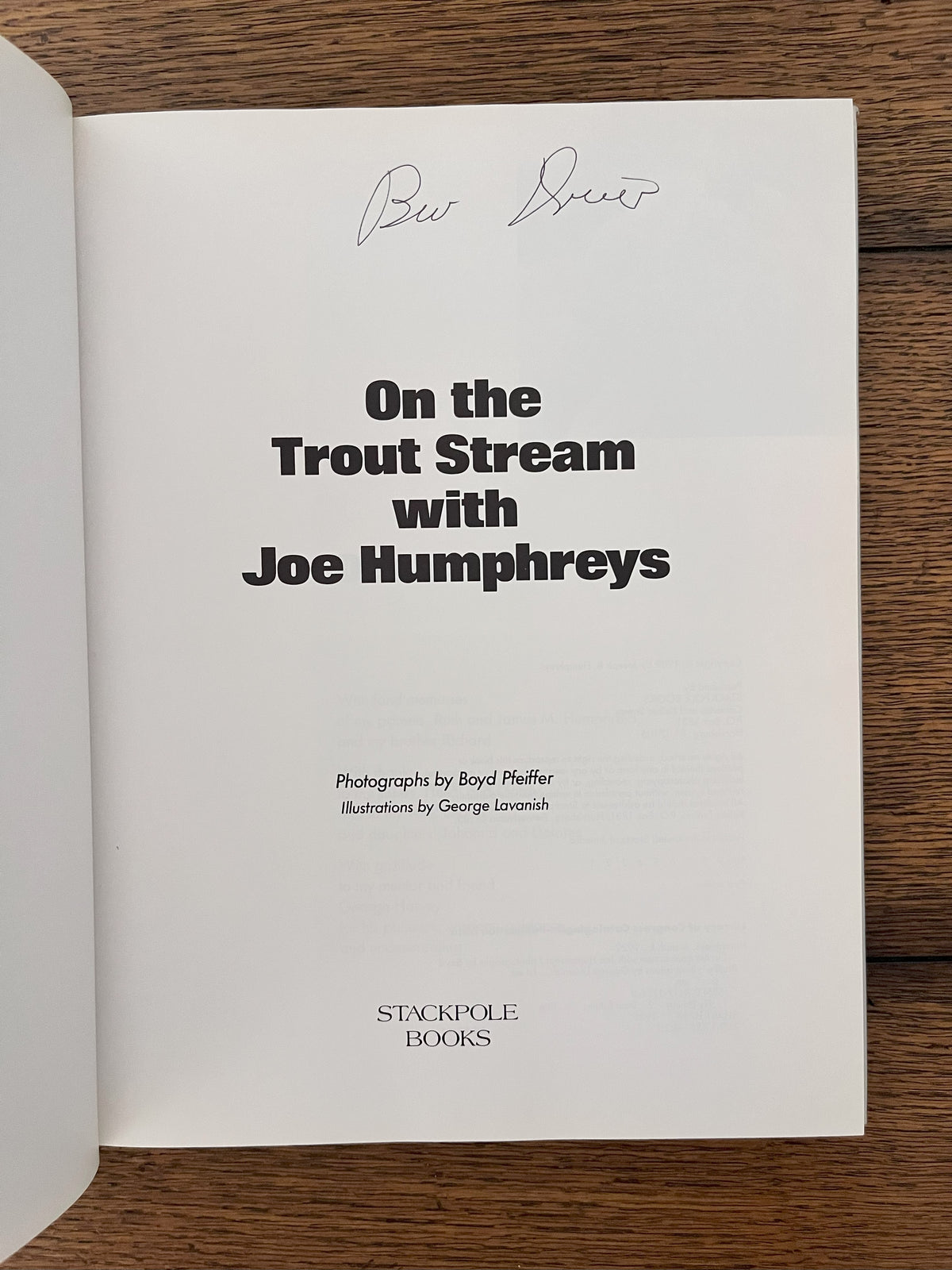 On the Trout Stream by Joe Humphreys