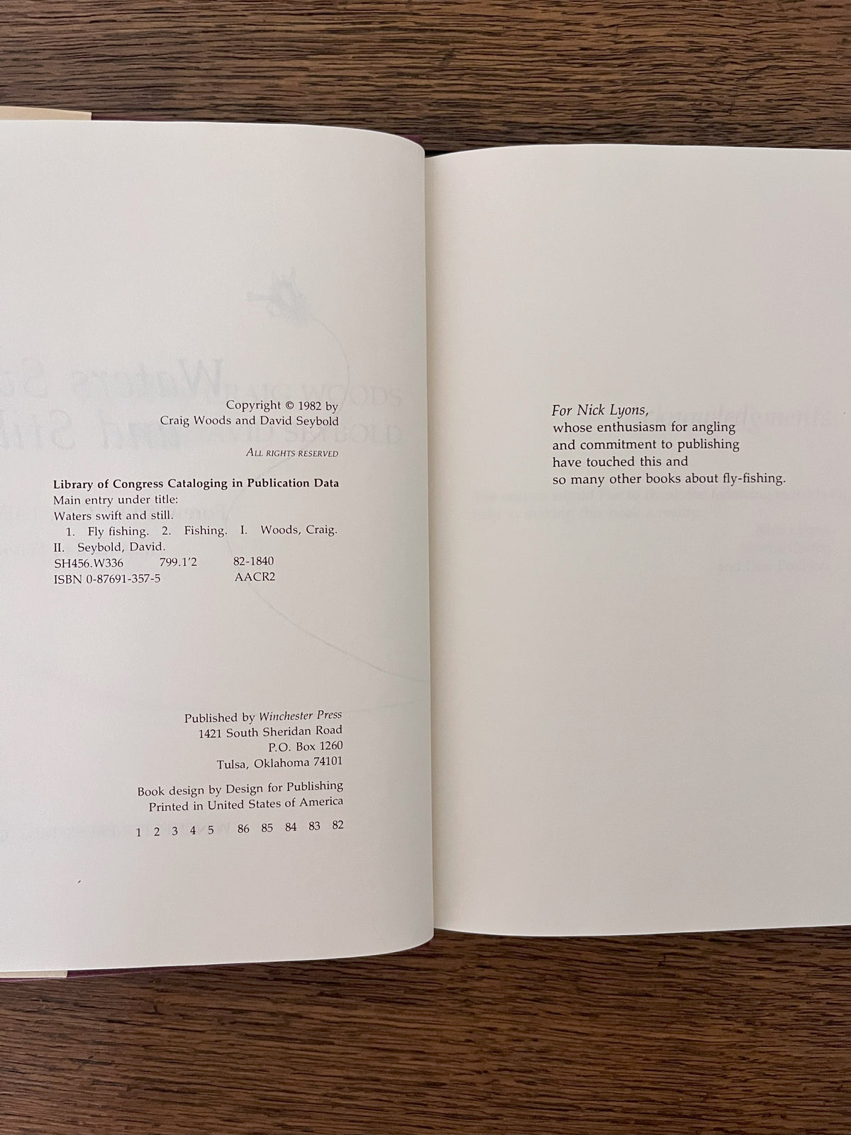 Waters Swift and Still by Craig Woods and David Seybold