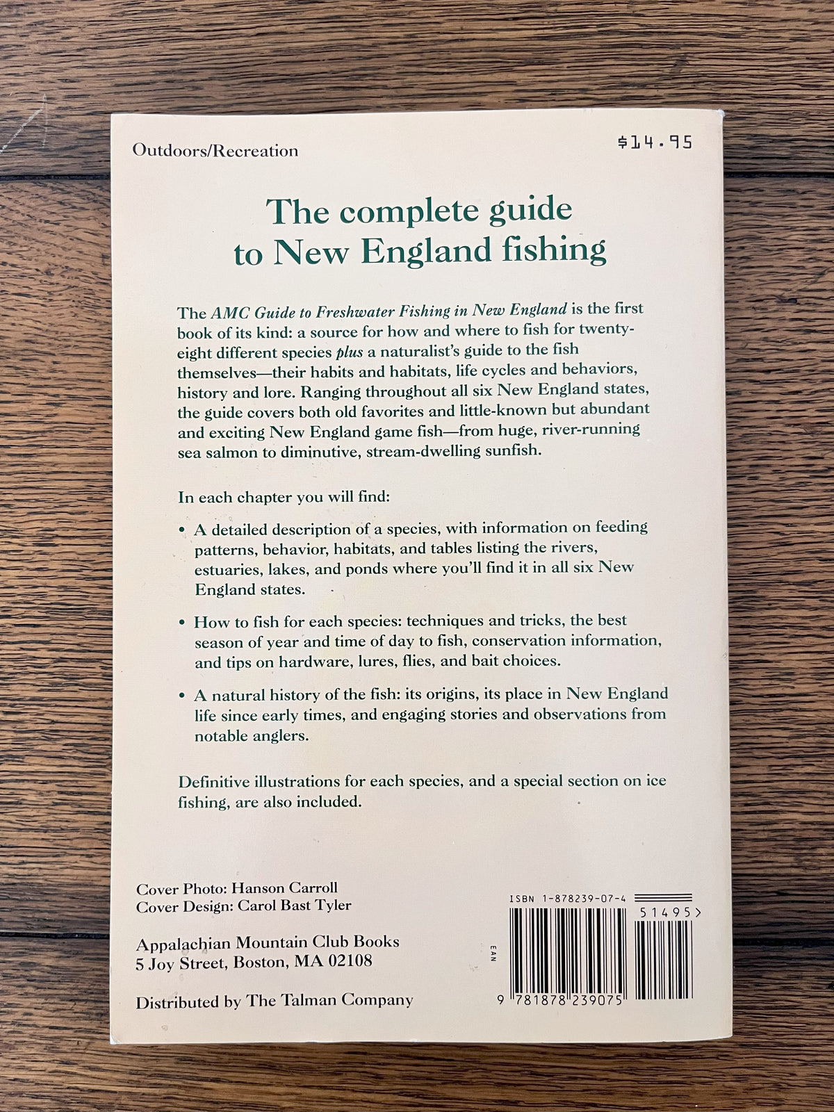 Freshwater Fishing in New England by Brian R. Kologe