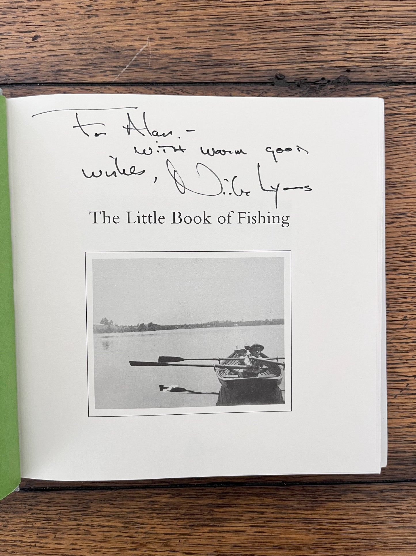 The Little Book of Fishing by Nick Lyons SIGNED