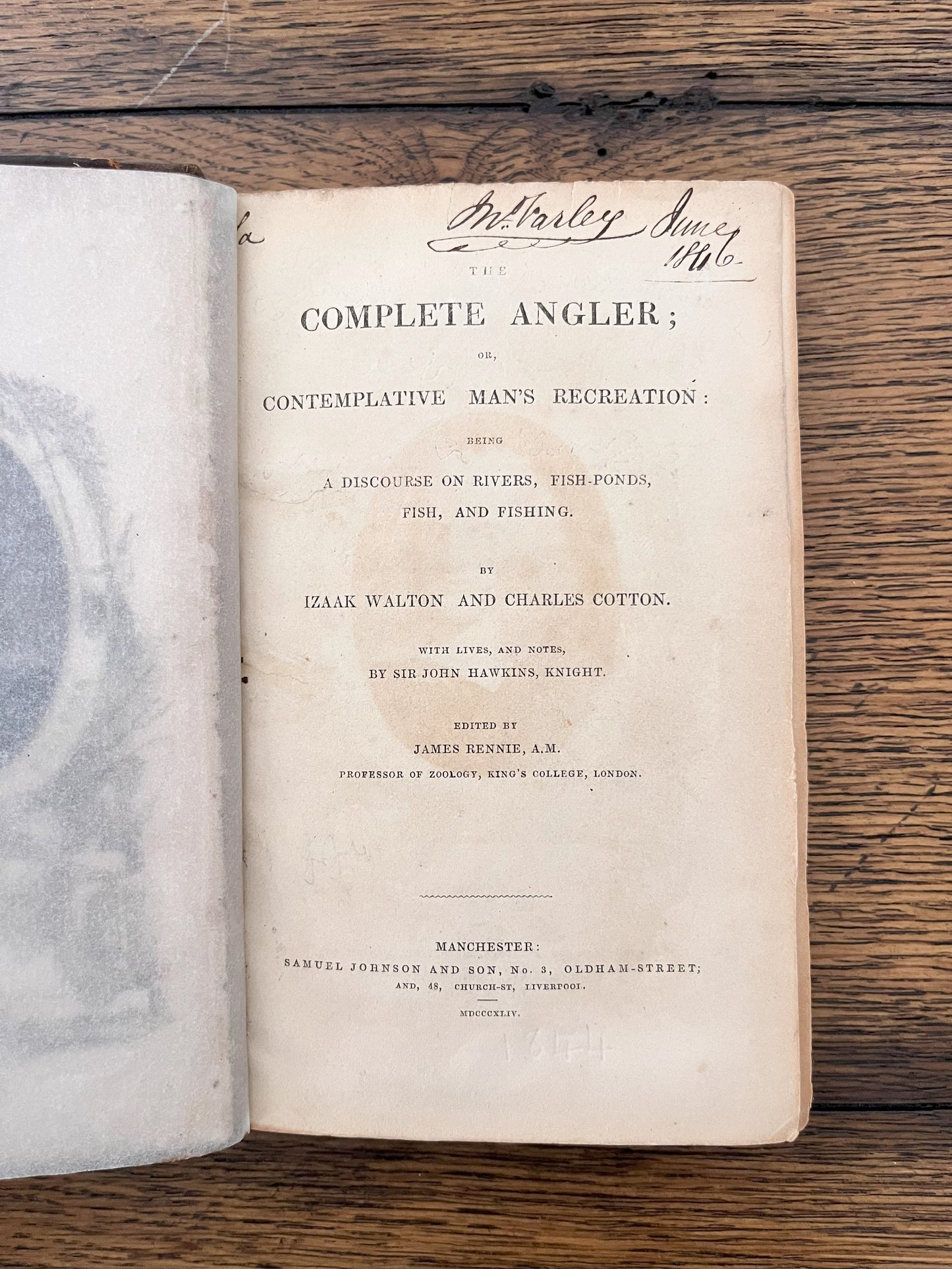 The Complete Angler (1844) by Walton/Cotton