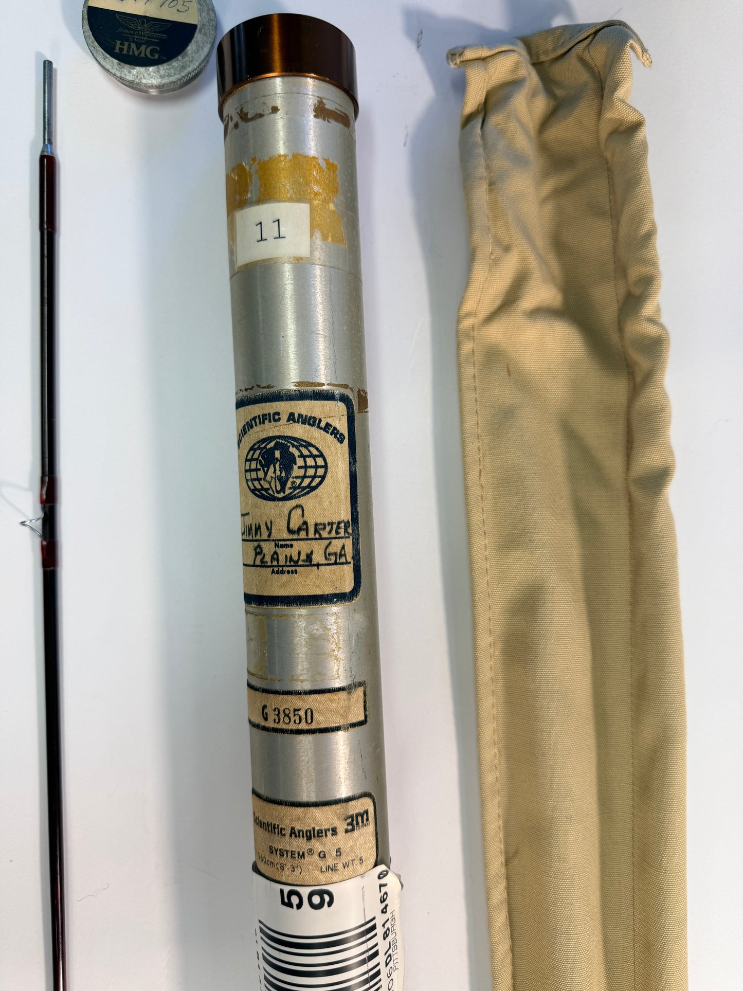 President Jimmy Carter's Scientific Anglers G3850 Fly Rod
