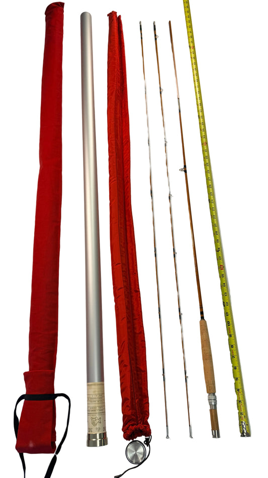 Pezon et Michel Super Parabolic Colorado 7'7" Bamboo Fly Rod with Extra Tip