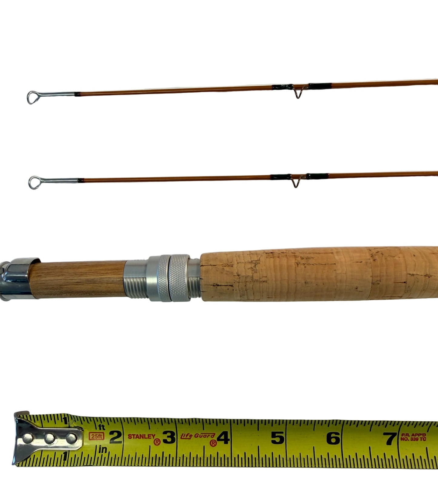 Pezon et Michel Super Parabolic Colorado 7'7" Bamboo Fly Rod with Extra Tip