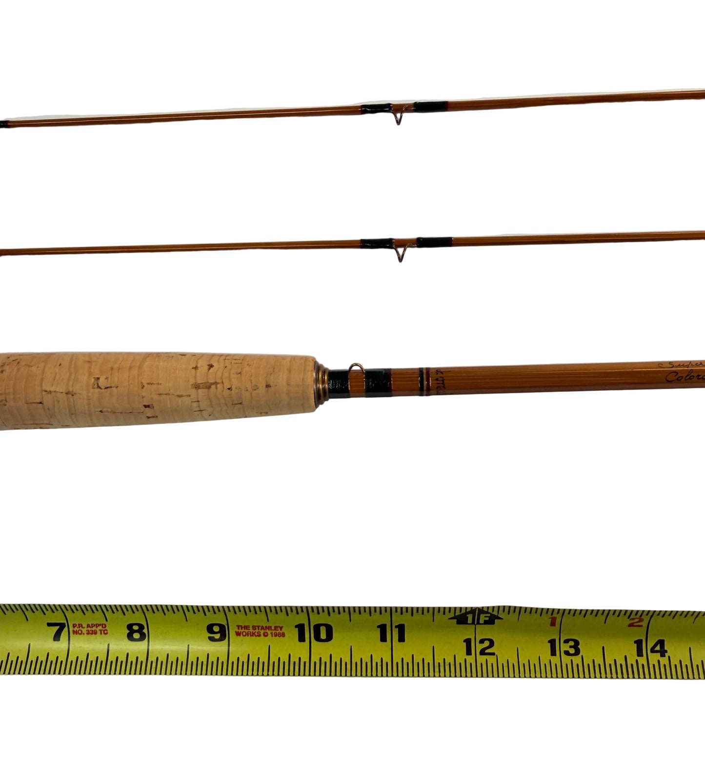 Pezon et Michel Super Parabolic Colorado 7'7" Bamboo Fly Rod with Extra Tip