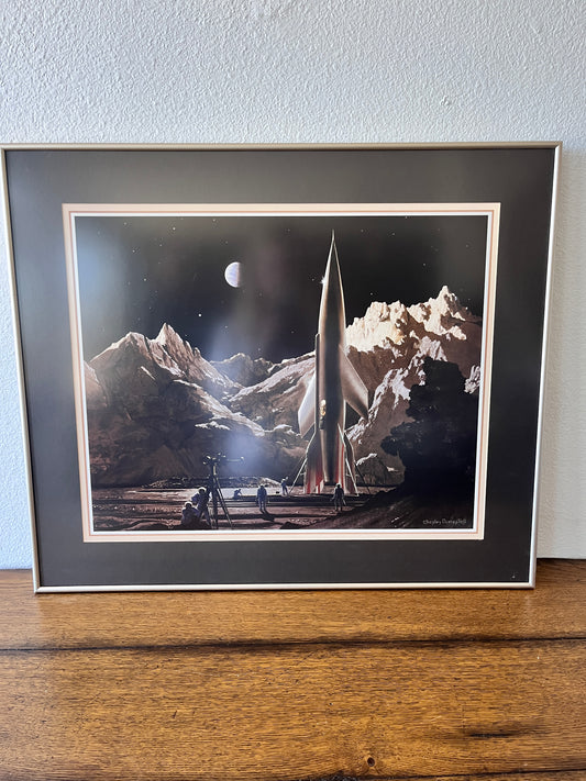 The Conquest of Space -- Painting by Chesley Bonestell