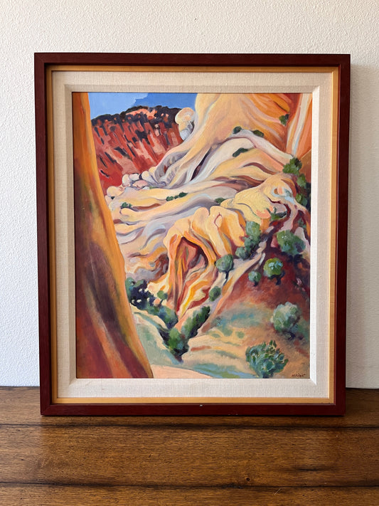 Canyon Scape Painting -- Wright