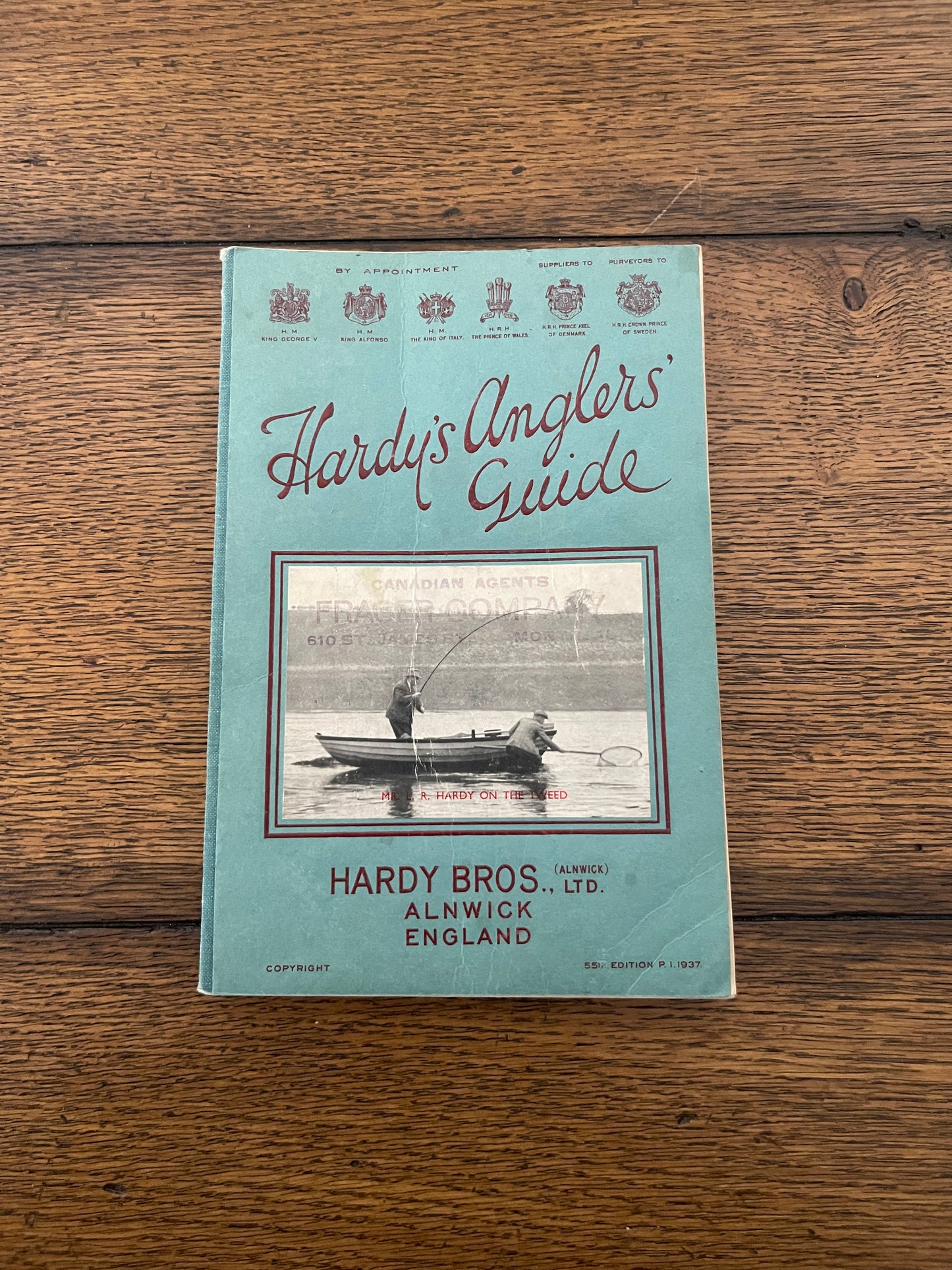 Hardy's Anglers' Guide 55th Edition P.I. 1937