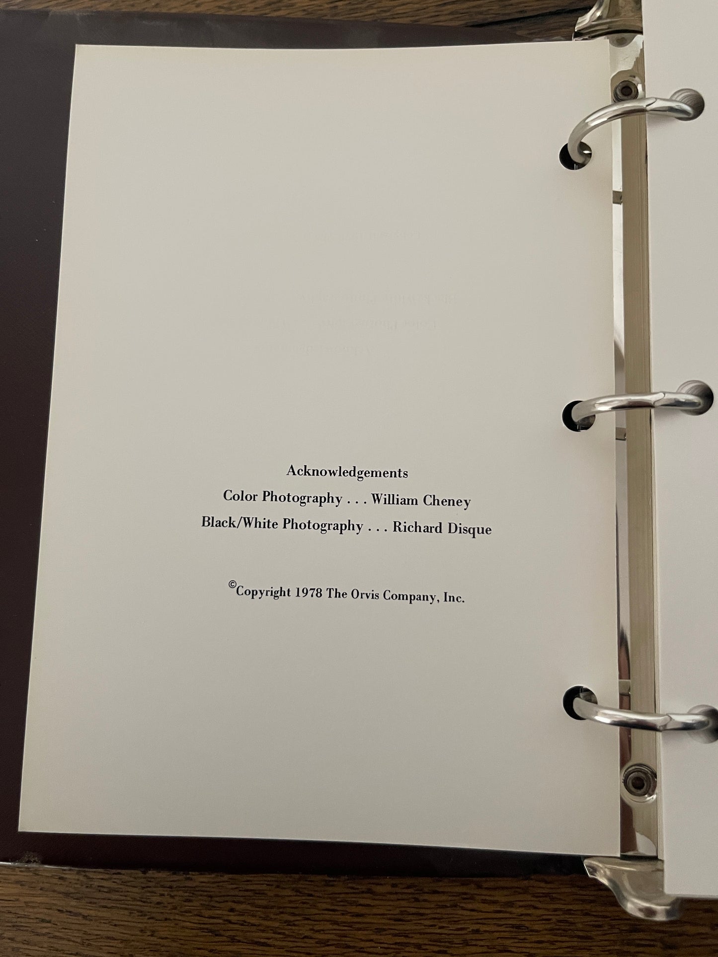 Index of Orvis Fly Patterns 1978