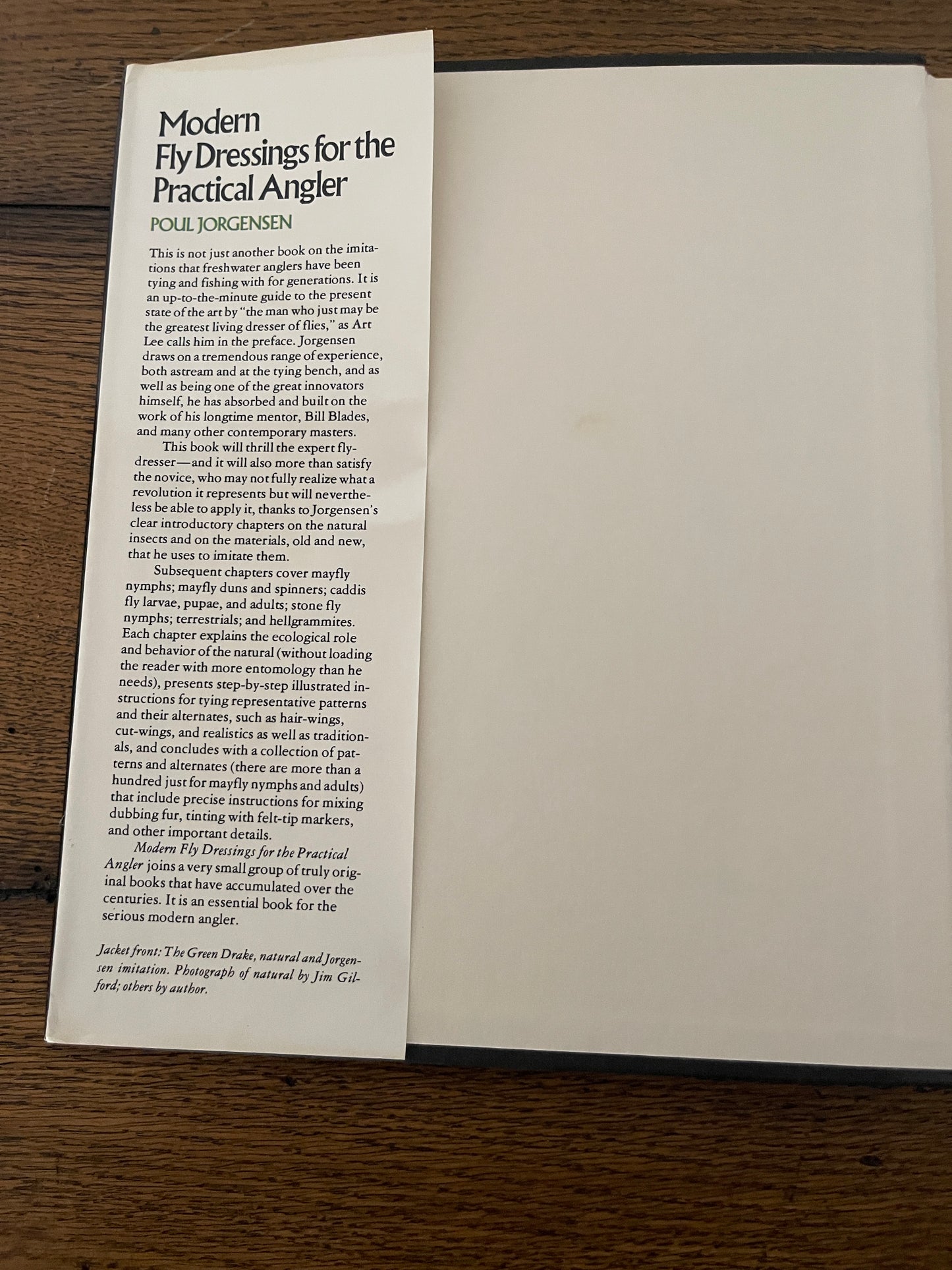 Modern Fly Dressings for the Practical Angler by Poul Jorgensen SIGNED