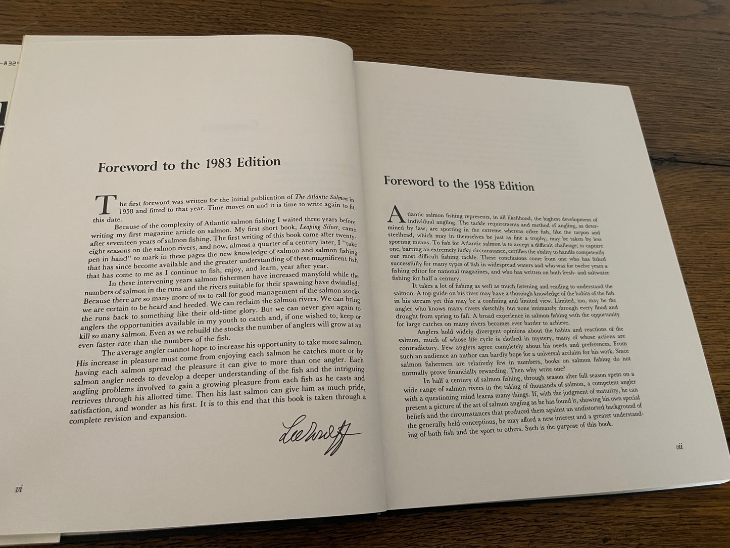 The Atlantic Salmon by Lee Wulff SIGNED