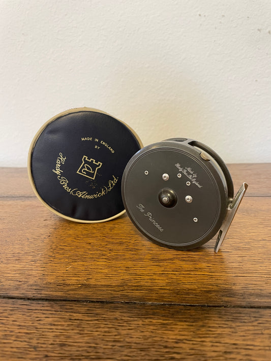 Hardy Bros. "The Princess" Fly Reel (with case and extra spool)