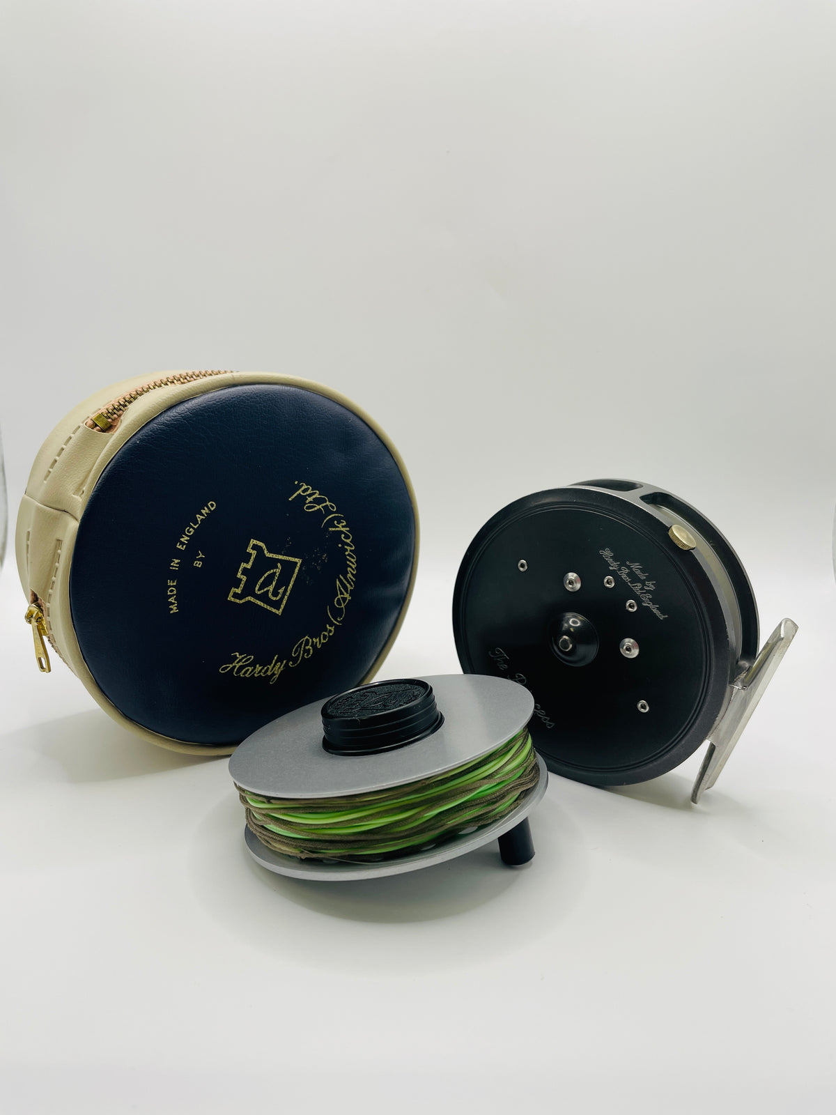 Hardy Bros. "The Princess" Fly Reel (with case and extra spool)
