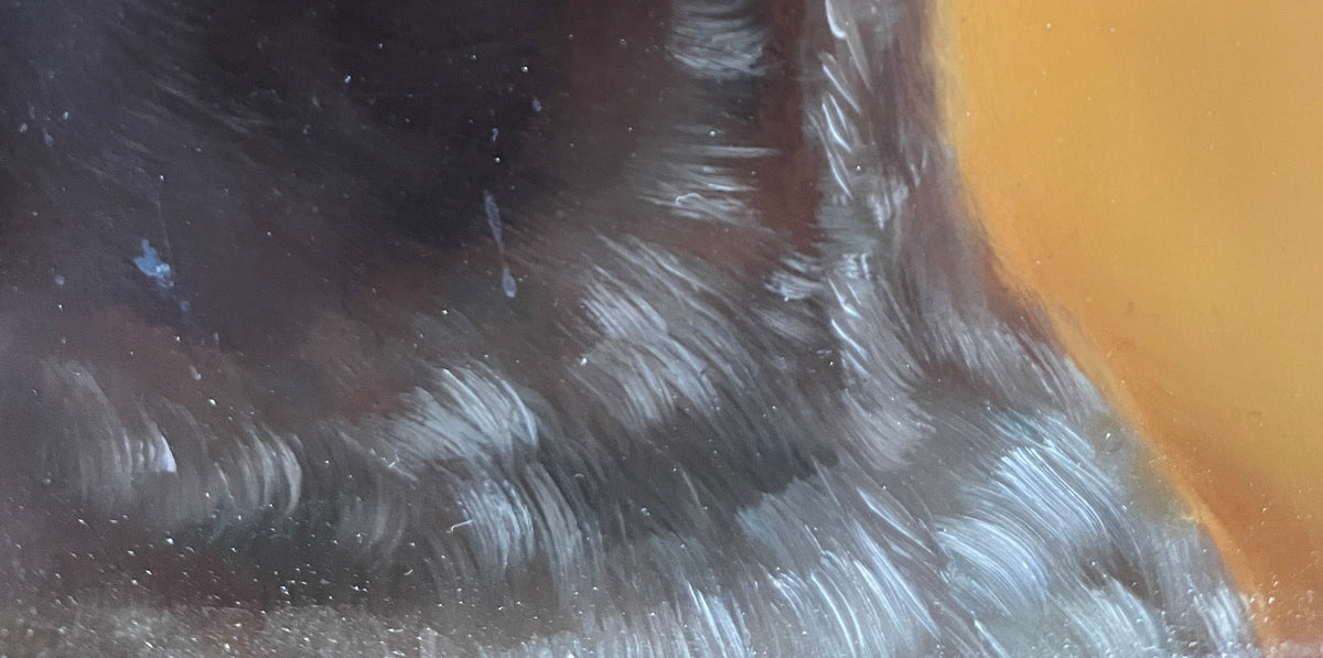 Gold Dog Painting -- Douglas, Lator Galleries