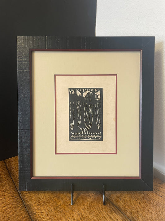 Up on the Hill print by Wharton Esherick