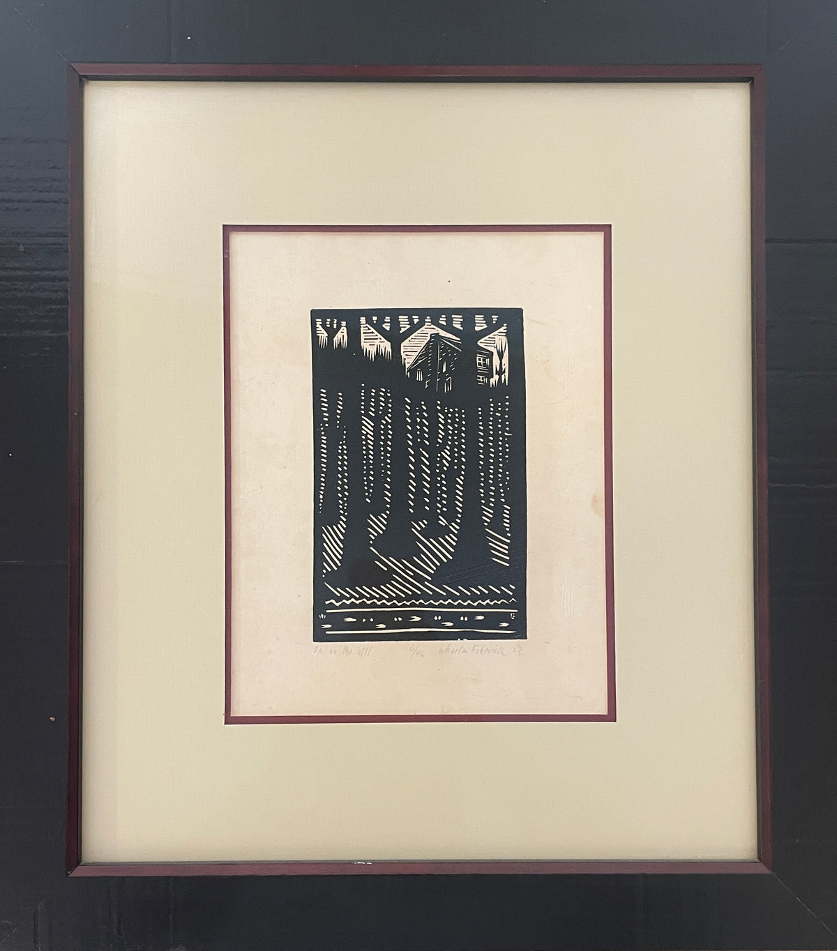 Up on the Hill print by Wharton Esherick