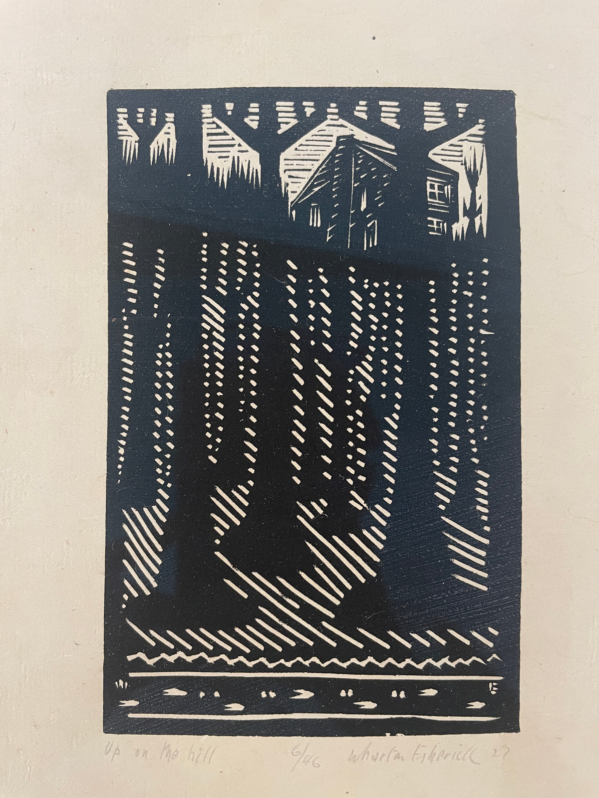 Up on the Hill print by Wharton Esherick