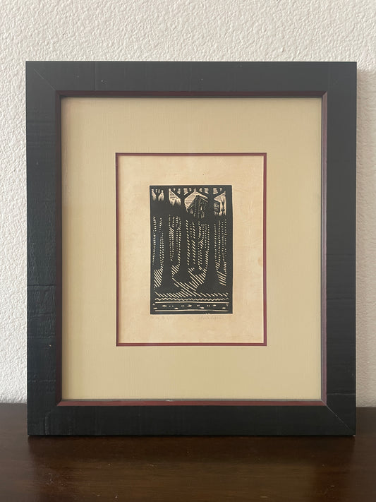 Up on the Hill print by Wharton Esherick