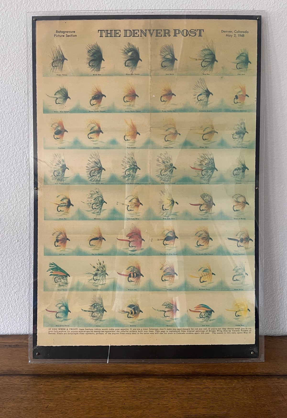 Copy of a 1948 Denver Post Fly Fishing Article