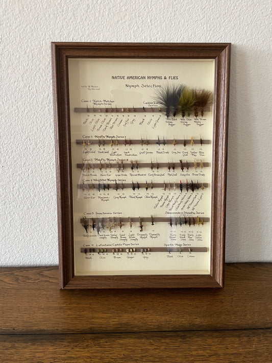 Native American Nymphs & Flies Frame