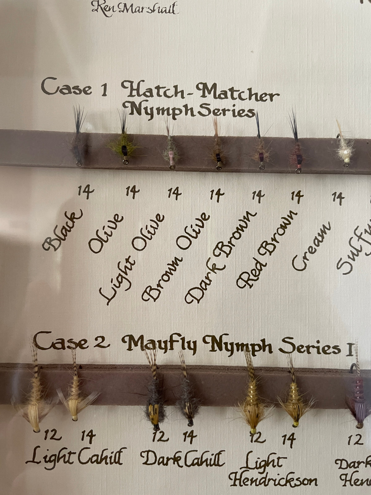 Native American Nymphs & Flies Frame